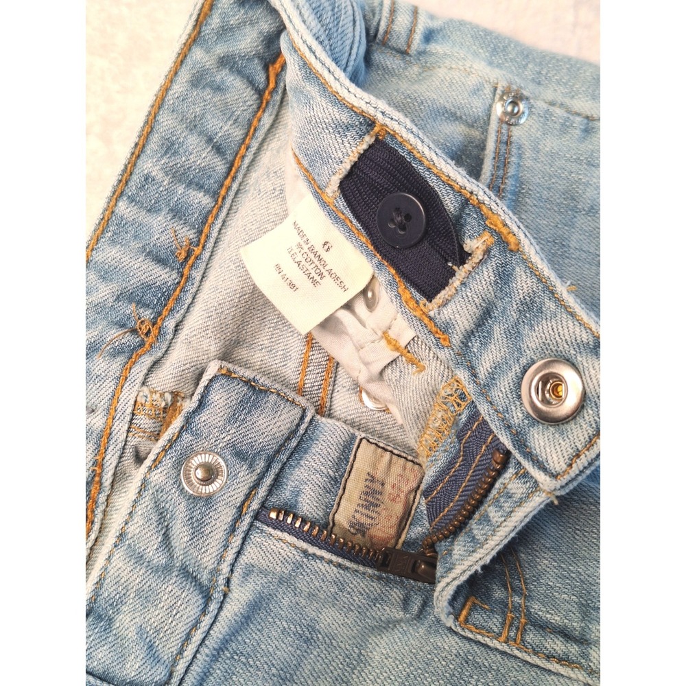 Ralph Lauren Kids Light Wash Skinny Jeans Adjustable Waist Denim Blue - Picture 3 of 7